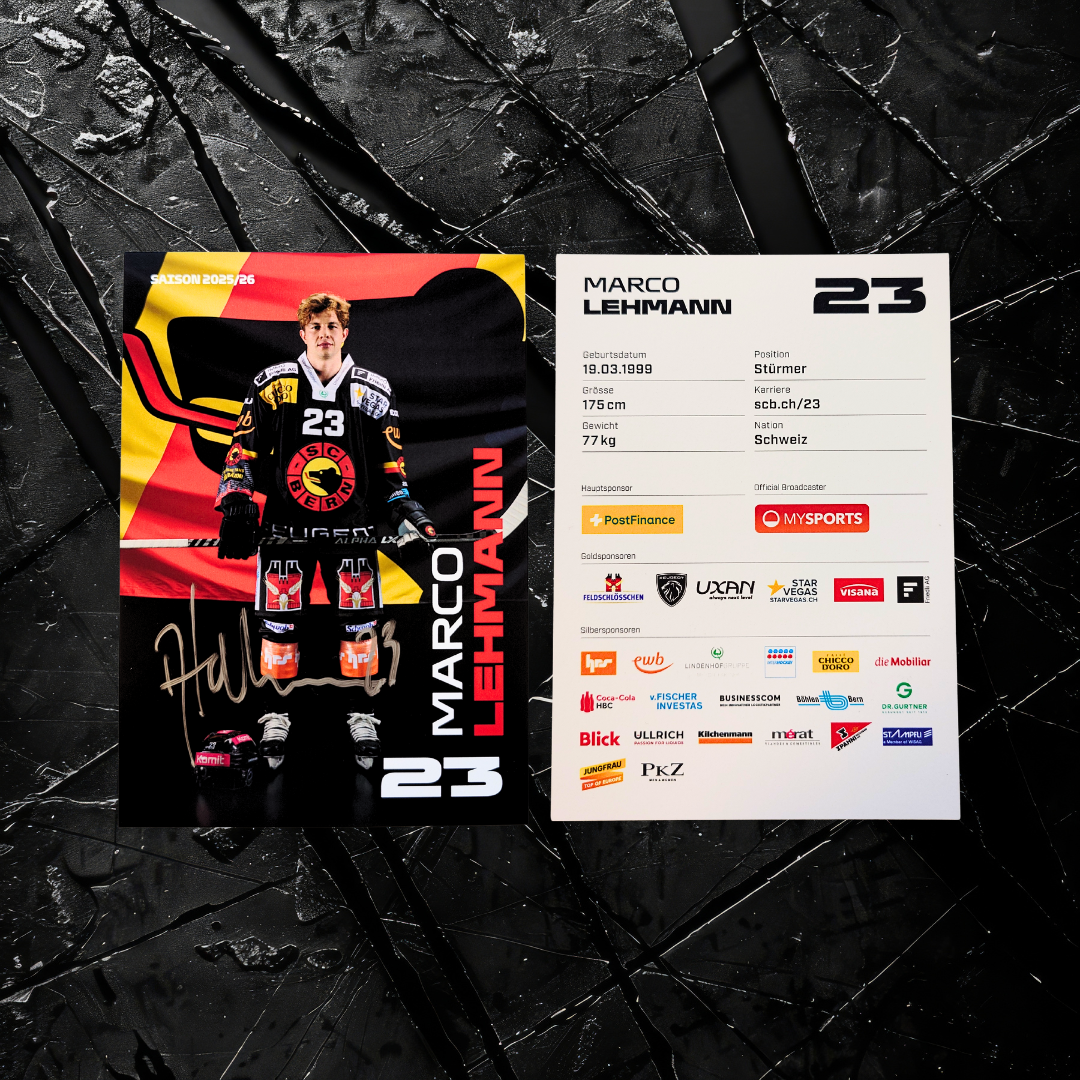 SCB Autogrammkarten-Set 25/26 Männer