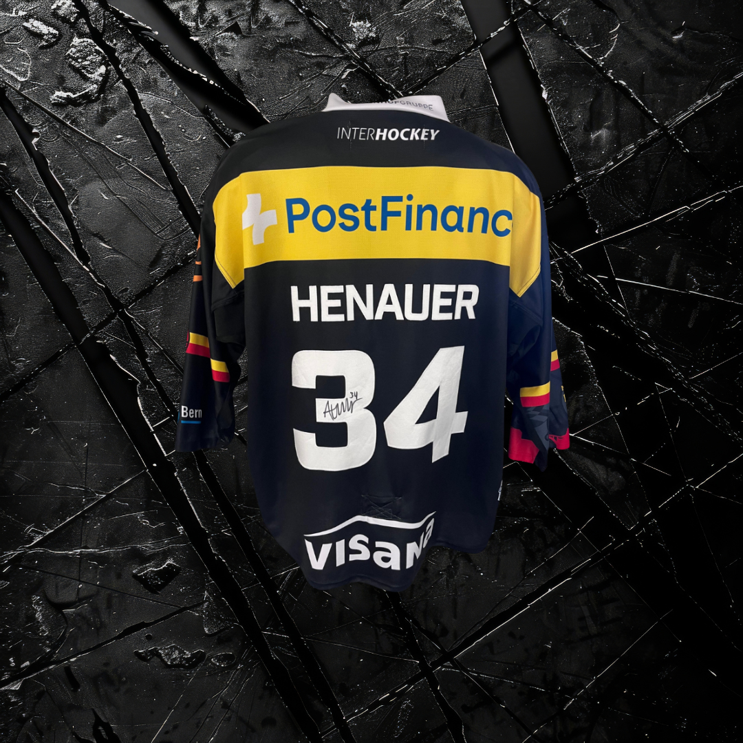 Gameworn Trikot von Andri Henauer