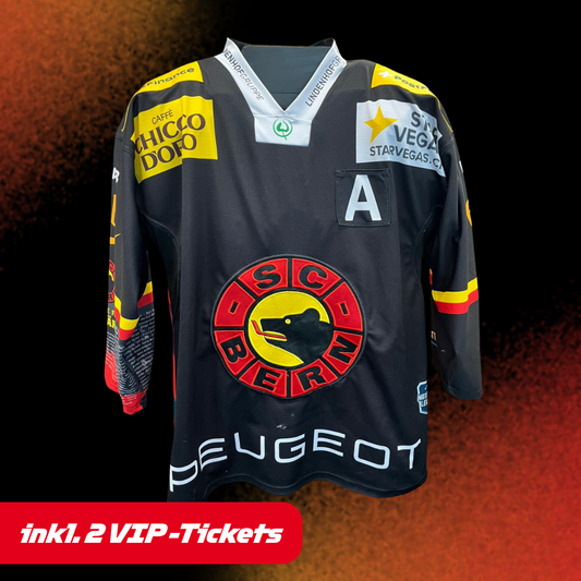 Waltteri Mereläs signiertes Matchworn Topscorer-Dress und ein VIP-Abend beim SCB